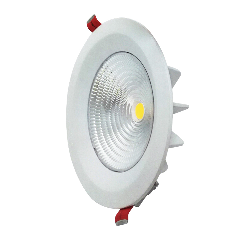 Faretto da incasso orientabile a LED COB bianco da incasso